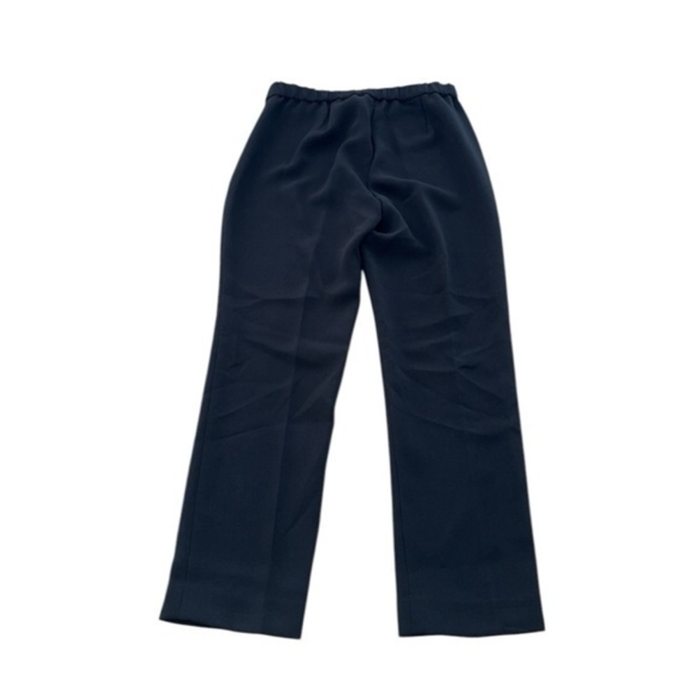 Theory Basic Classic Crepe Black Pull On Cropped … - image 7